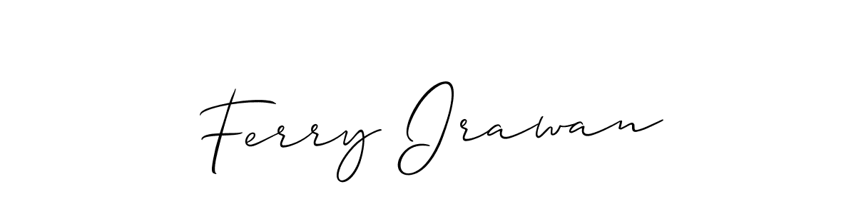 Best and Professional Signature Style for Ferry Irawan. Allison_Script Best Signature Style Collection. Ferry Irawan signature style 2 images and pictures png