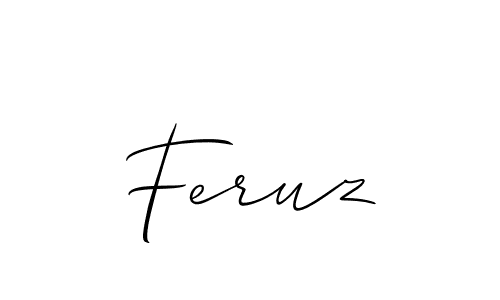 It looks lik you need a new signature style for name Feruz. Design unique handwritten (Allison_Script) signature with our free signature maker in just a few clicks. Feruz signature style 2 images and pictures png