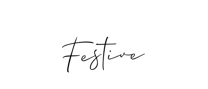Make a beautiful signature design for name Festive. Use this online signature maker to create a handwritten signature for free. Festive signature style 2 images and pictures png