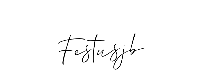 You should practise on your own different ways (Allison_Script) to write your name (Festusjb) in signature. don't let someone else do it for you. Festusjb signature style 2 images and pictures png