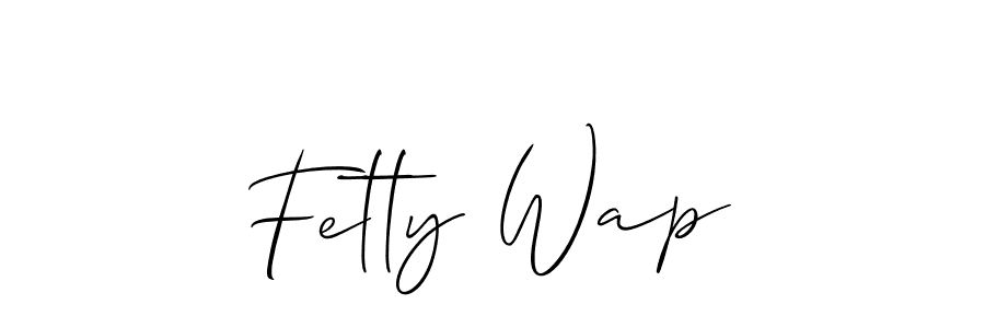 Also You can easily find your signature by using the search form. We will create Fetty Wap name handwritten signature images for you free of cost using Allison_Script sign style. Fetty Wap signature style 2 images and pictures png