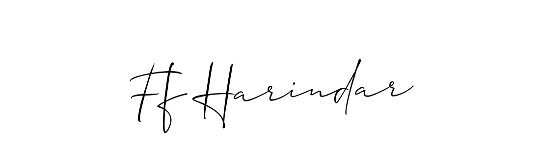 Once you've used our free online signature maker to create your best signature Allison_Script style, it's time to enjoy all of the benefits that Ff Harindar name signing documents. Ff Harindar signature style 2 images and pictures png