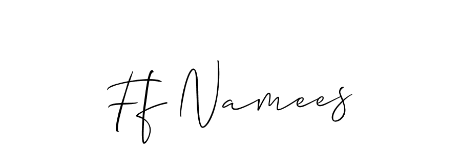 How to Draw Ff Namees signature style? Allison_Script is a latest design signature styles for name Ff Namees. Ff Namees signature style 2 images and pictures png