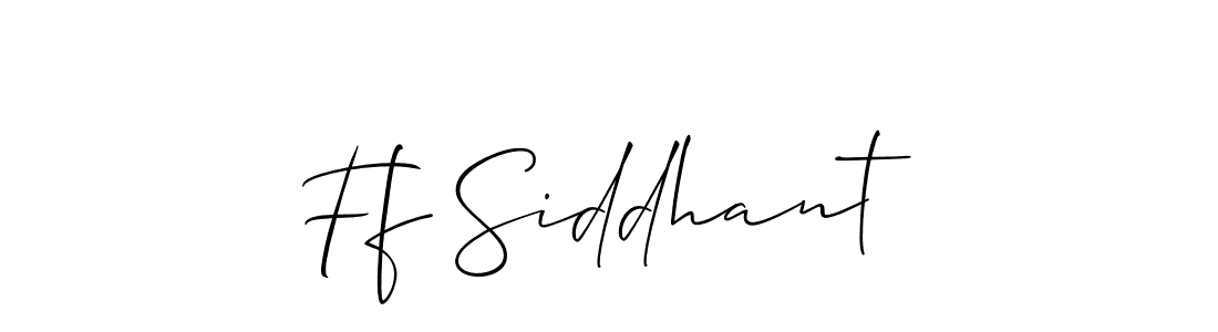 Once you've used our free online signature maker to create your best signature Allison_Script style, it's time to enjoy all of the benefits that Ff Siddhant name signing documents. Ff Siddhant signature style 2 images and pictures png