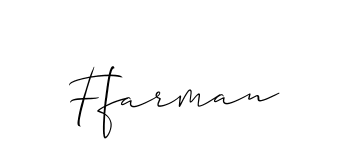 if you are searching for the best signature style for your name Ffarman. so please give up your signature search. here we have designed multiple signature styles  using Allison_Script. Ffarman signature style 2 images and pictures png