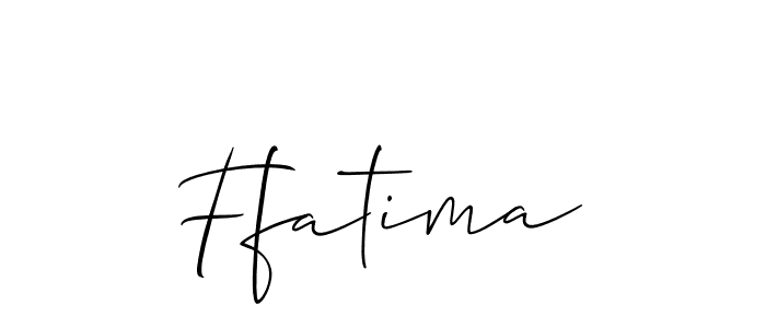 Make a beautiful signature design for name Ffatima. Use this online signature maker to create a handwritten signature for free. Ffatima signature style 2 images and pictures png