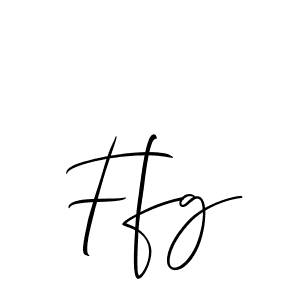 Use a signature maker to create a handwritten signature online. With this signature software, you can design (Allison_Script) your own signature for name Ffg. Ffg signature style 2 images and pictures png