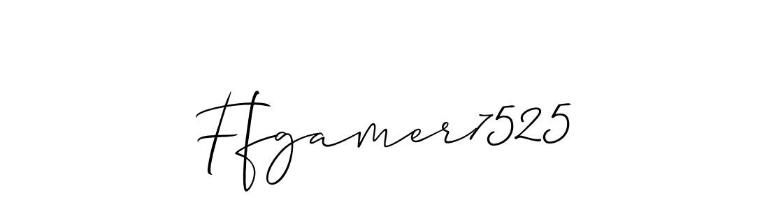 if you are searching for the best signature style for your name Ffgamer7525. so please give up your signature search. here we have designed multiple signature styles  using Allison_Script. Ffgamer7525 signature style 2 images and pictures png