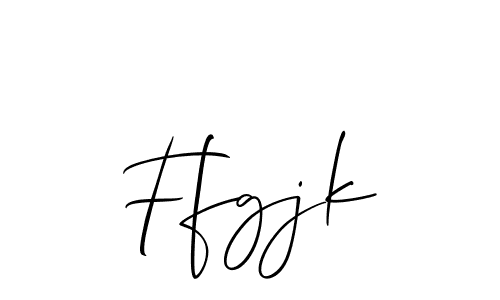 You should practise on your own different ways (Allison_Script) to write your name (Ffgjk) in signature. don't let someone else do it for you. Ffgjk signature style 2 images and pictures png