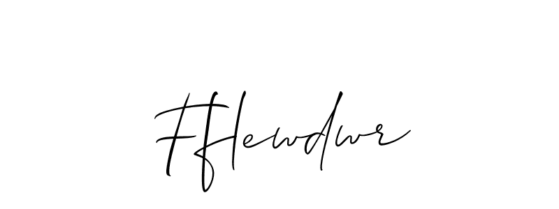 How to Draw Fflewdwr signature style? Allison_Script is a latest design signature styles for name Fflewdwr. Fflewdwr signature style 2 images and pictures png