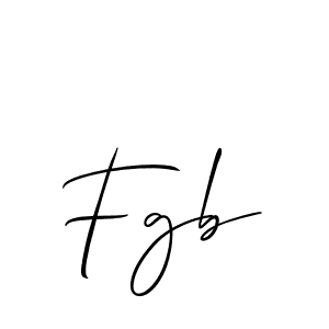 Also You can easily find your signature by using the search form. We will create Fgb name handwritten signature images for you free of cost using Allison_Script sign style. Fgb signature style 2 images and pictures png