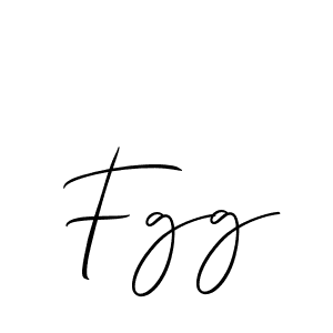 Make a beautiful signature design for name Fgg. With this signature (Allison_Script) style, you can create a handwritten signature for free. Fgg signature style 2 images and pictures png