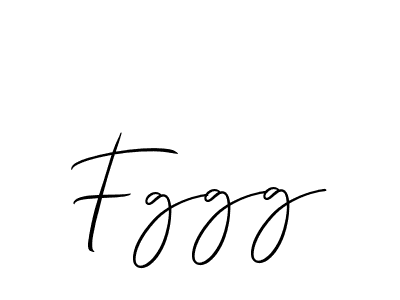 How to make Fggg signature? Allison_Script is a professional autograph style. Create handwritten signature for Fggg name. Fggg signature style 2 images and pictures png