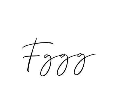 How to make Fggg signature? Allison_Script is a professional autograph style. Create handwritten signature for Fggg name. Fggg signature style 2 images and pictures png