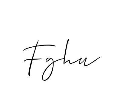 How to make Fghu name signature. Use Allison_Script style for creating short signs online. This is the latest handwritten sign. Fghu signature style 2 images and pictures png
