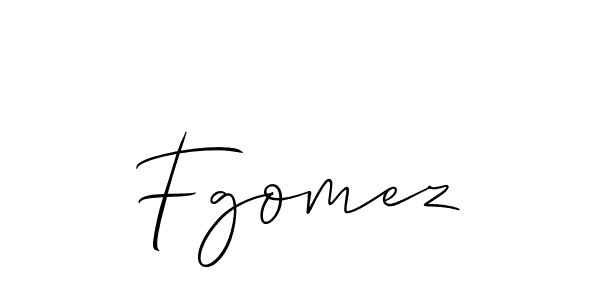 Fgomez stylish signature style. Best Handwritten Sign (Allison_Script) for my name. Handwritten Signature Collection Ideas for my name Fgomez. Fgomez signature style 2 images and pictures png