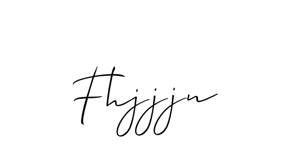 It looks lik you need a new signature style for name Fhjjjn. Design unique handwritten (Allison_Script) signature with our free signature maker in just a few clicks. Fhjjjn signature style 2 images and pictures png