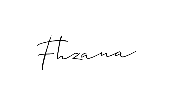 Similarly Allison_Script is the best handwritten signature design. Signature creator online .You can use it as an online autograph creator for name Fhzana. Fhzana signature style 2 images and pictures png