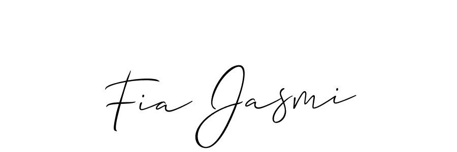 Once you've used our free online signature maker to create your best signature Allison_Script style, it's time to enjoy all of the benefits that Fia Jasmi name signing documents. Fia Jasmi signature style 2 images and pictures png
