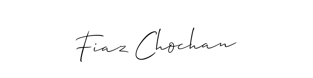 The best way (Allison_Script) to make a short signature is to pick only two or three words in your name. The name Fiaz Chochan include a total of six letters. For converting this name. Fiaz Chochan signature style 2 images and pictures png