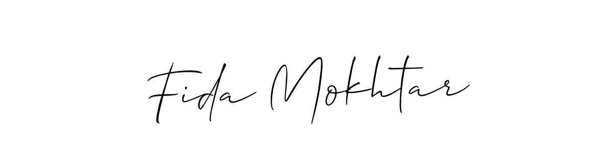 Once you've used our free online signature maker to create your best signature Allison_Script style, it's time to enjoy all of the benefits that Fida Mokhtar name signing documents. Fida Mokhtar signature style 2 images and pictures png
