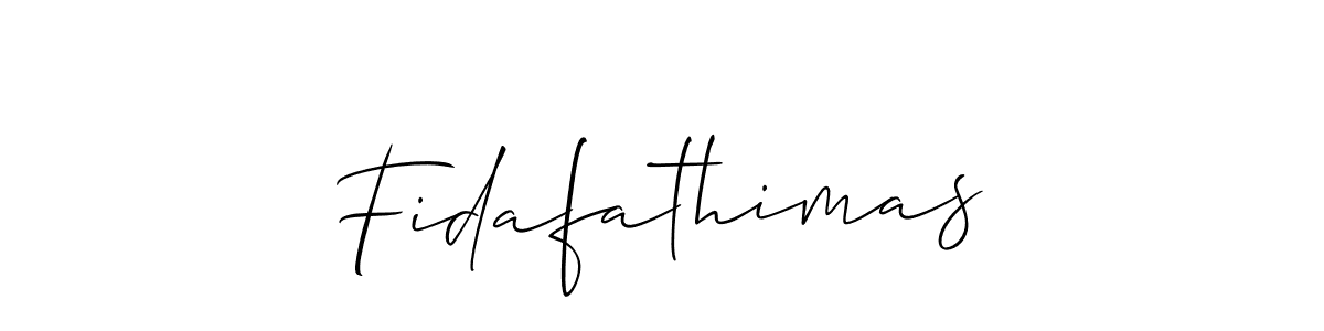 Make a beautiful signature design for name Fidafathimas. Use this online signature maker to create a handwritten signature for free. Fidafathimas signature style 2 images and pictures png