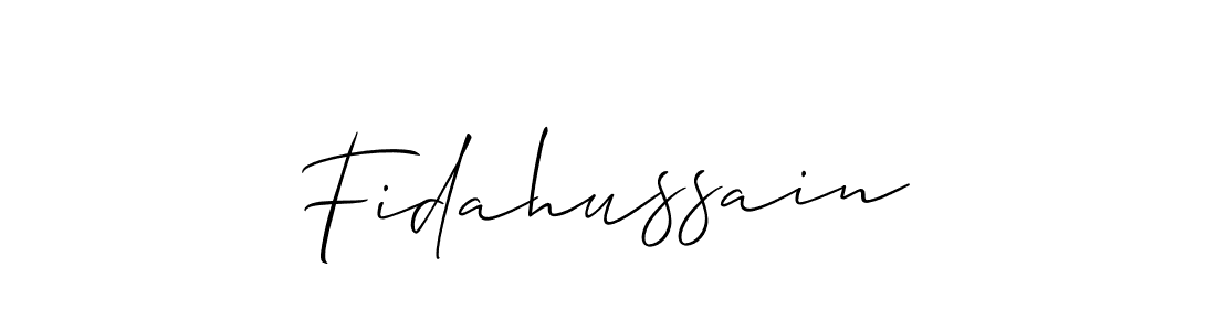 if you are searching for the best signature style for your name Fidahussain. so please give up your signature search. here we have designed multiple signature styles  using Allison_Script. Fidahussain signature style 2 images and pictures png