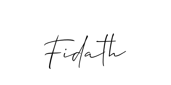 Once you've used our free online signature maker to create your best signature Allison_Script style, it's time to enjoy all of the benefits that Fidath name signing documents. Fidath signature style 2 images and pictures png