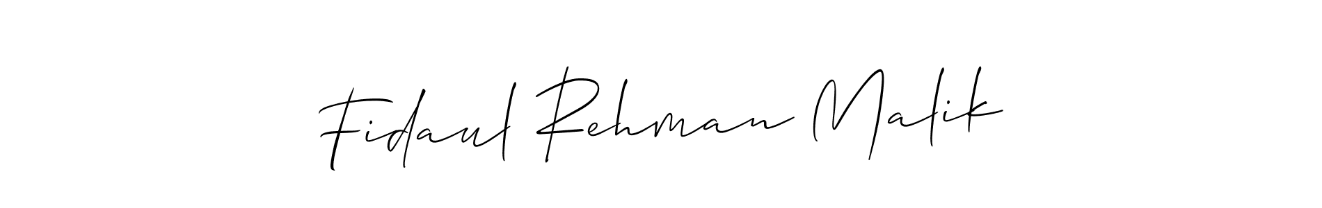 It looks lik you need a new signature style for name Fidaul Rehman Malik. Design unique handwritten (Allison_Script) signature with our free signature maker in just a few clicks. Fidaul Rehman Malik signature style 2 images and pictures png