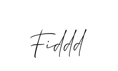 The best way (Allison_Script) to make a short signature is to pick only two or three words in your name. The name Fiddd include a total of six letters. For converting this name. Fiddd signature style 2 images and pictures png