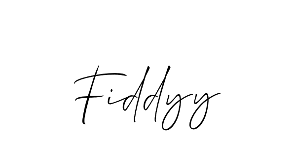 How to make Fiddyy signature? Allison_Script is a professional autograph style. Create handwritten signature for Fiddyy name. Fiddyy signature style 2 images and pictures png