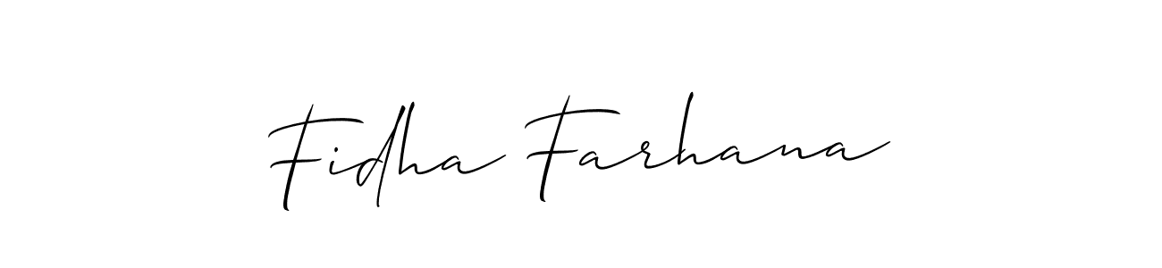 Once you've used our free online signature maker to create your best signature Allison_Script style, it's time to enjoy all of the benefits that Fidha Farhana name signing documents. Fidha Farhana signature style 2 images and pictures png