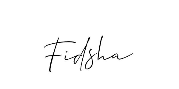 Also we have Fidsha name is the best signature style. Create professional handwritten signature collection using Allison_Script autograph style. Fidsha signature style 2 images and pictures png