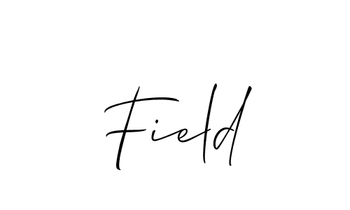 Best and Professional Signature Style for Field. Allison_Script Best Signature Style Collection. Field signature style 2 images and pictures png