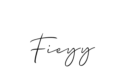 Create a beautiful signature design for name Fieyy. With this signature (Allison_Script) fonts, you can make a handwritten signature for free. Fieyy signature style 2 images and pictures png