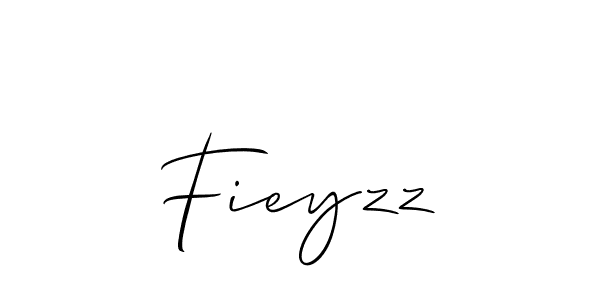 if you are searching for the best signature style for your name Fieyzz. so please give up your signature search. here we have designed multiple signature styles  using Allison_Script. Fieyzz signature style 2 images and pictures png