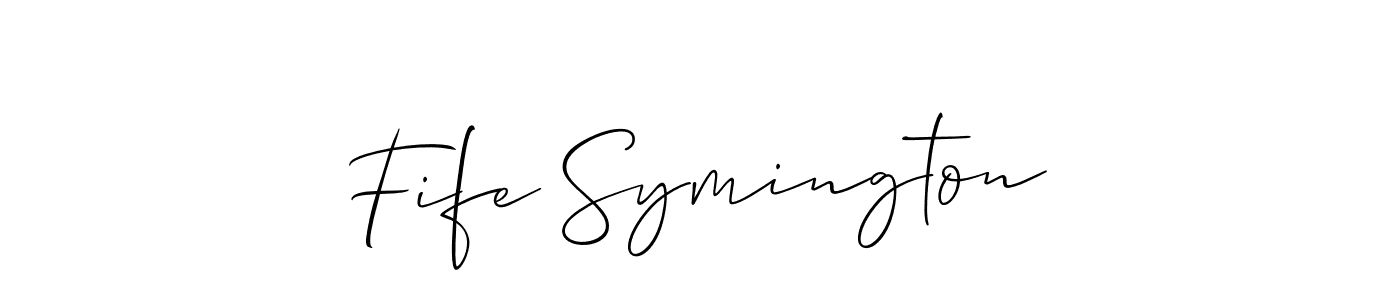 Also we have Fife Symington name is the best signature style. Create professional handwritten signature collection using Allison_Script autograph style. Fife Symington signature style 2 images and pictures png