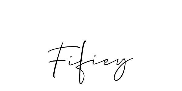 How to Draw Fifiey signature style? Allison_Script is a latest design signature styles for name Fifiey. Fifiey signature style 2 images and pictures png