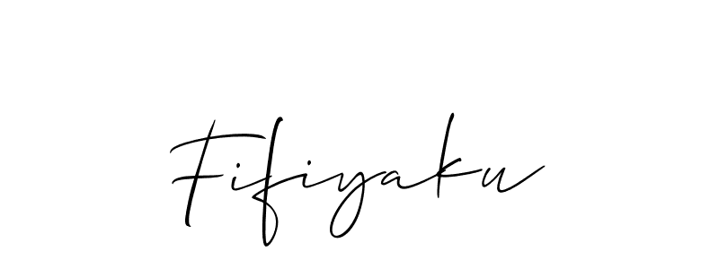 Once you've used our free online signature maker to create your best signature Allison_Script style, it's time to enjoy all of the benefits that Fifiyaku name signing documents. Fifiyaku signature style 2 images and pictures png