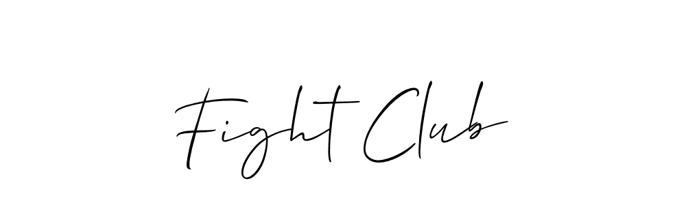 Also You can easily find your signature by using the search form. We will create Fight Club name handwritten signature images for you free of cost using Allison_Script sign style. Fight Club signature style 2 images and pictures png