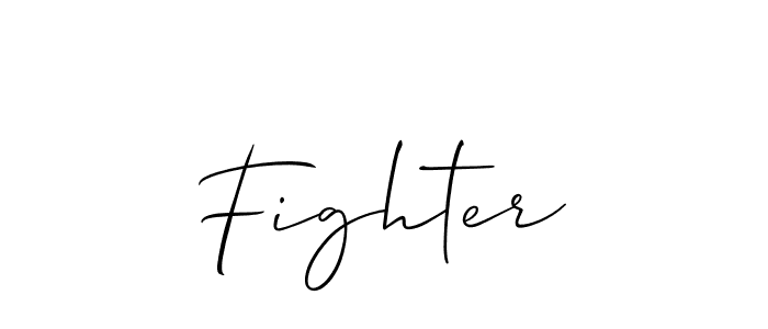 Make a beautiful signature design for name Fighter. Use this online signature maker to create a handwritten signature for free. Fighter signature style 2 images and pictures png