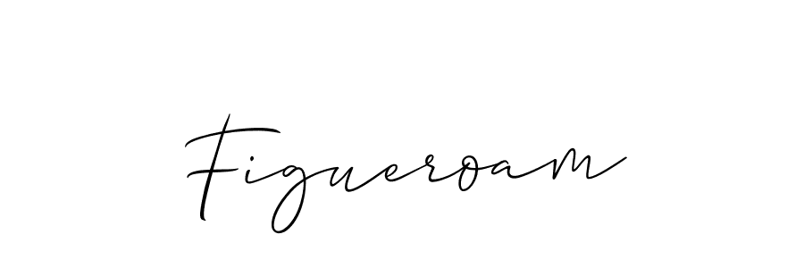 Design your own signature with our free online signature maker. With this signature software, you can create a handwritten (Allison_Script) signature for name Figueroam. Figueroam signature style 2 images and pictures png