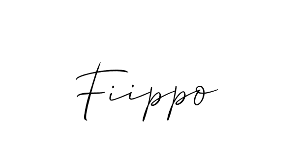 Make a short Fiippo signature style. Manage your documents anywhere anytime using Allison_Script. Create and add eSignatures, submit forms, share and send files easily. Fiippo signature style 2 images and pictures png