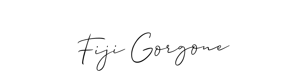 Also we have Fiji Gorgone name is the best signature style. Create professional handwritten signature collection using Allison_Script autograph style. Fiji Gorgone signature style 2 images and pictures png