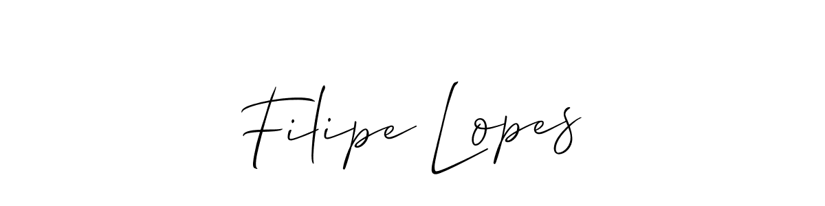 Best and Professional Signature Style for Filipe Lopes. Allison_Script Best Signature Style Collection. Filipe Lopes signature style 2 images and pictures png