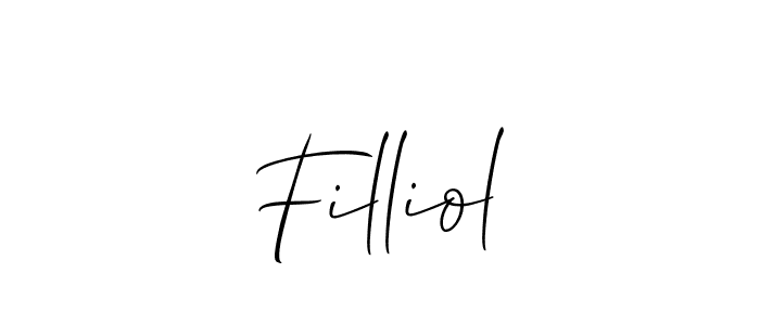 Make a beautiful signature design for name Filliol. Use this online signature maker to create a handwritten signature for free. Filliol signature style 2 images and pictures png