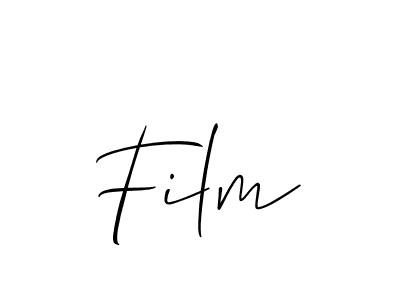 How to Draw Film signature style? Allison_Script is a latest design signature styles for name Film. Film signature style 2 images and pictures png