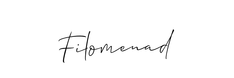 Filomenad stylish signature style. Best Handwritten Sign (Allison_Script) for my name. Handwritten Signature Collection Ideas for my name Filomenad. Filomenad signature style 2 images and pictures png