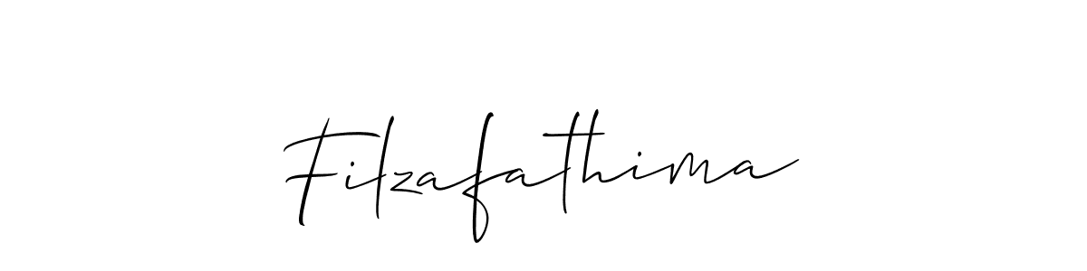 Allison_Script is a professional signature style that is perfect for those who want to add a touch of class to their signature. It is also a great choice for those who want to make their signature more unique. Get Filzafathima name to fancy signature for free. Filzafathima signature style 2 images and pictures png