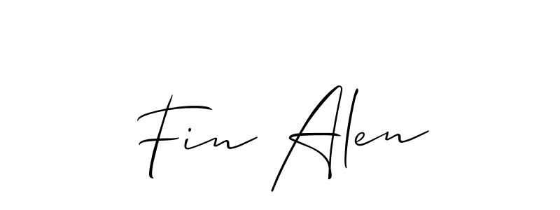 See photos of Fin Alen official signature by Spectra . Check more albums & portfolios. Read reviews & check more about Allison_Script font. Fin Alen signature style 2 images and pictures png